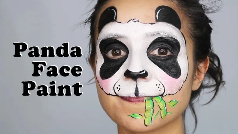 Adorable and Realistic Panda Face Paint Tutorial – Step-by-Step Guide