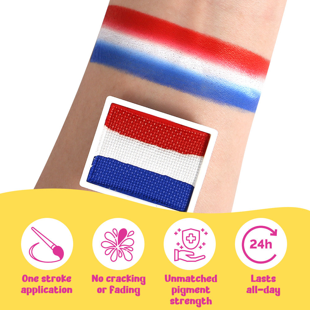 10g One Strokes Refill - red white and blue