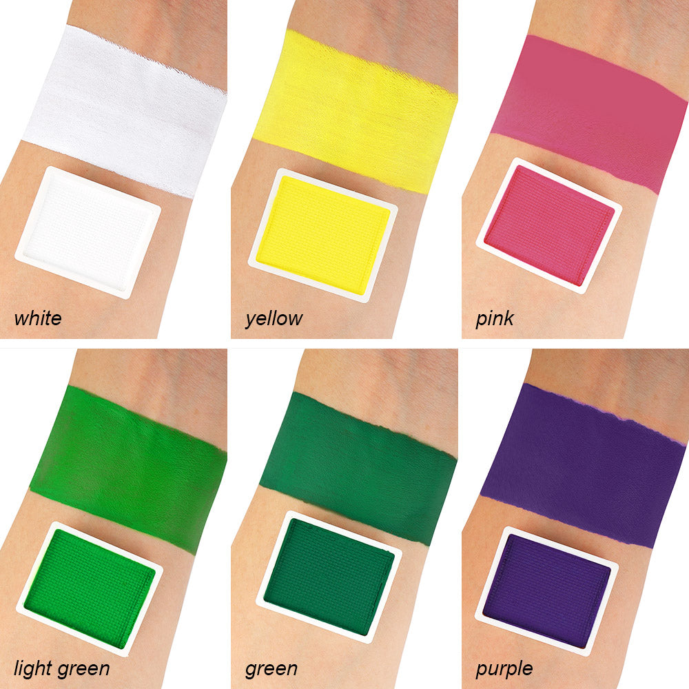 Professionelle Gesichtsfarbe, klassische Palette
