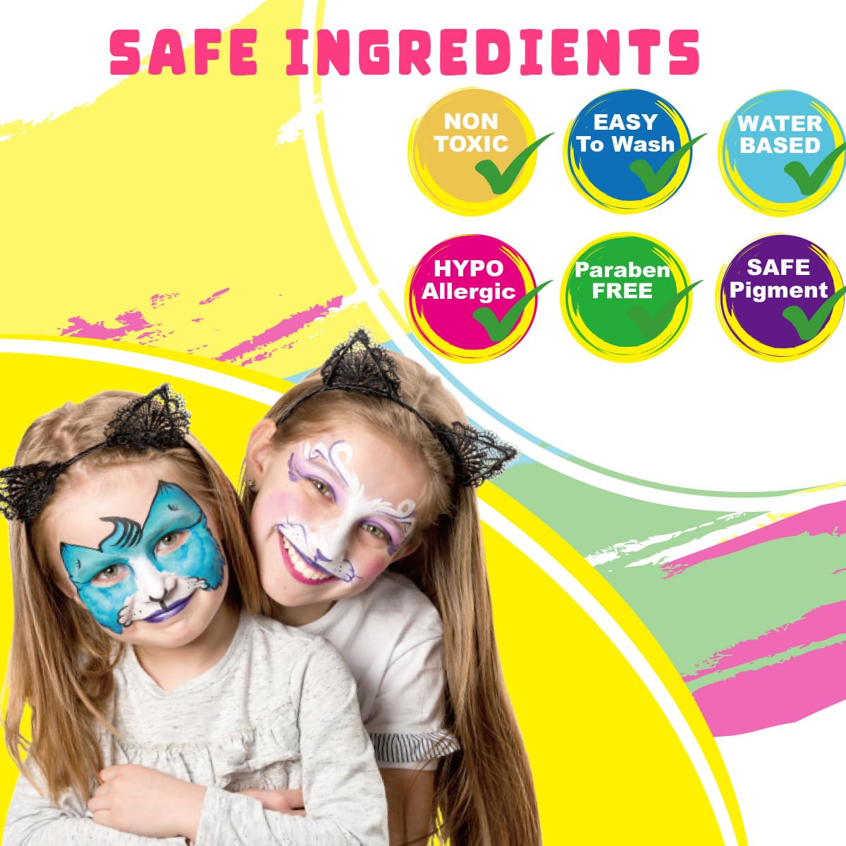 23 Colors Face Paint kit For Kids