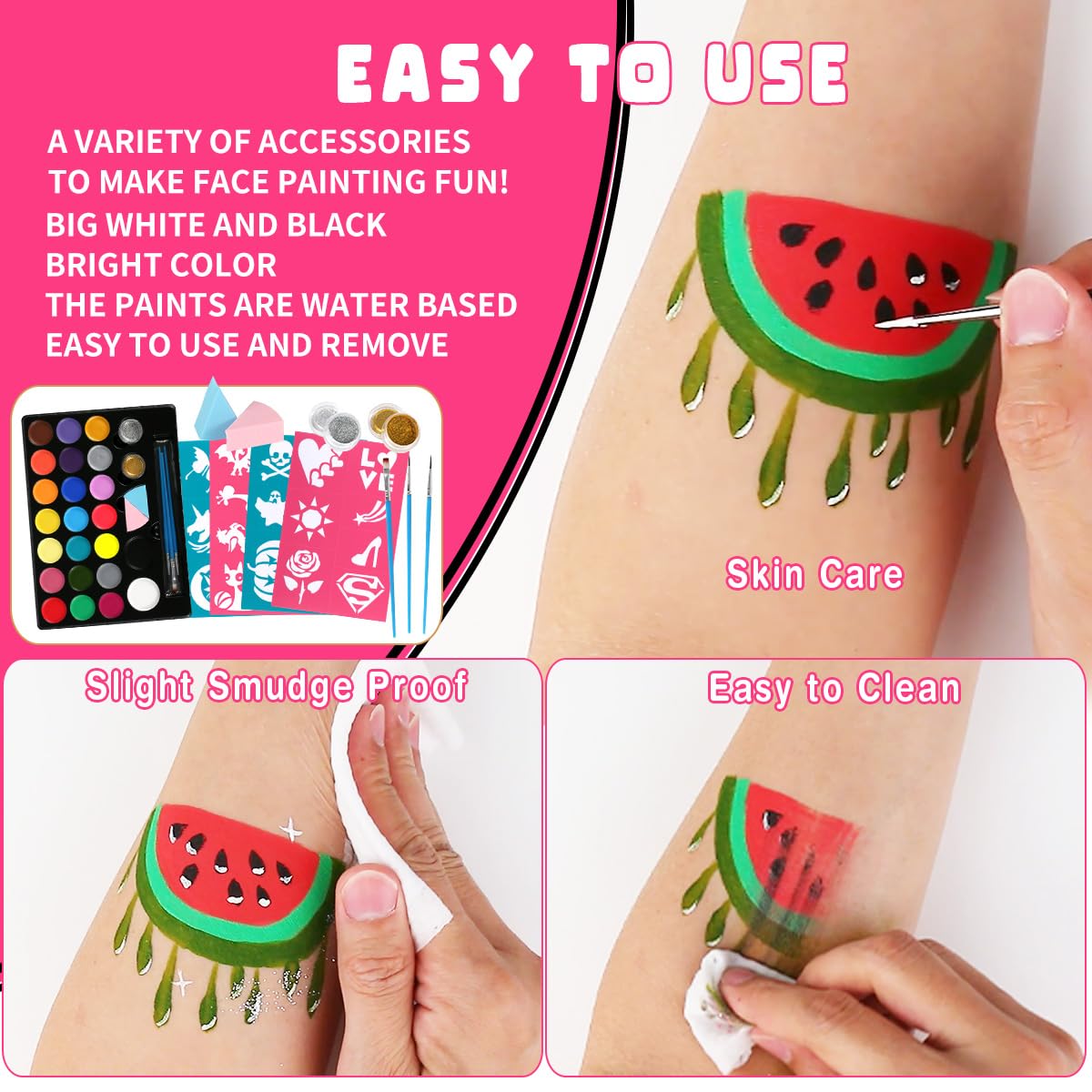 23 Colors Face Paint kit For Kids