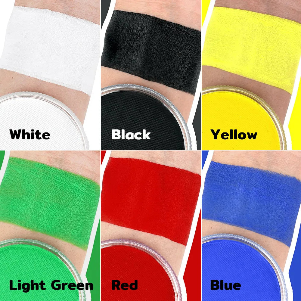 30g Professional Face Body Paint Cake Matte Bundles