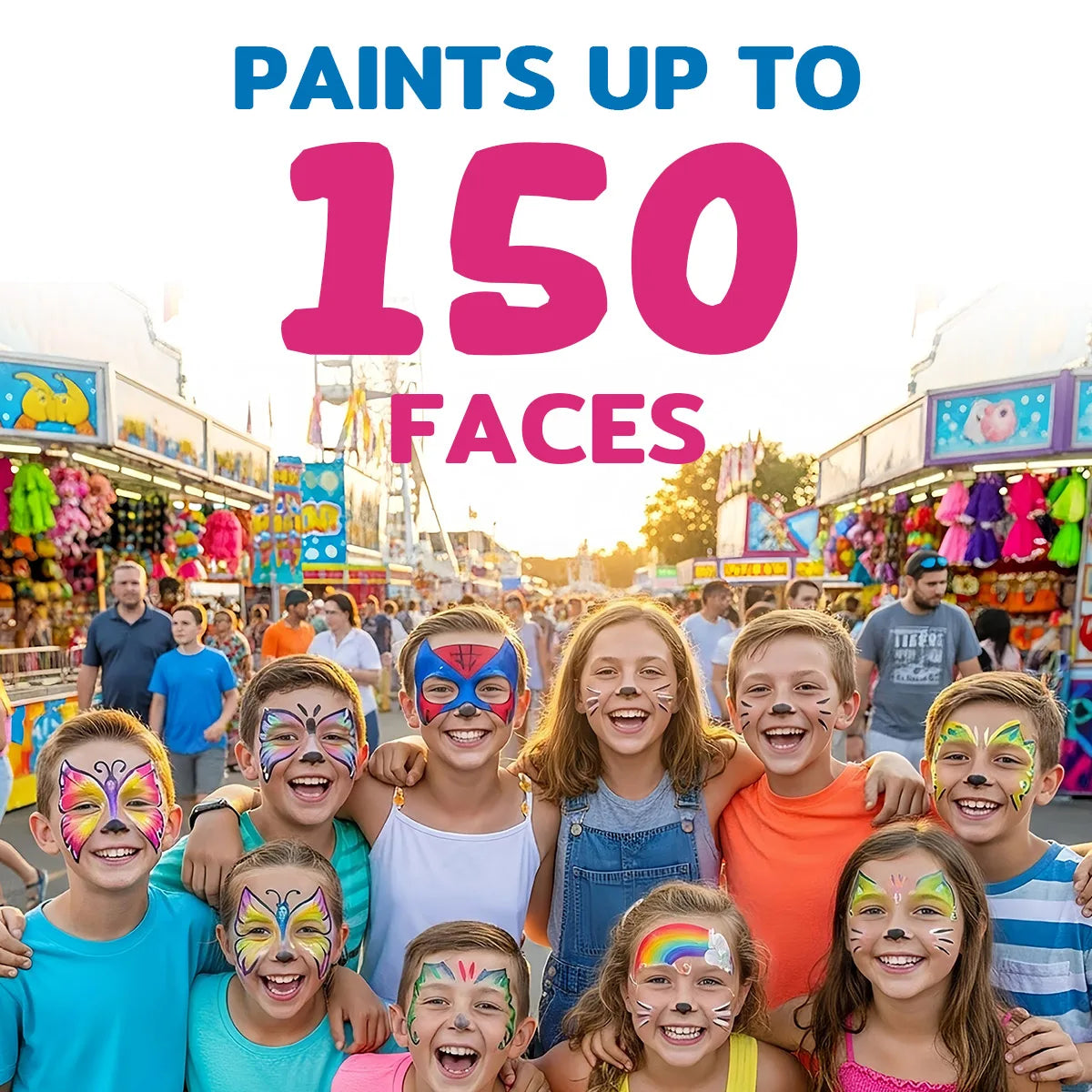 30g One Stroke Split Cake Face Paint - Unicorn