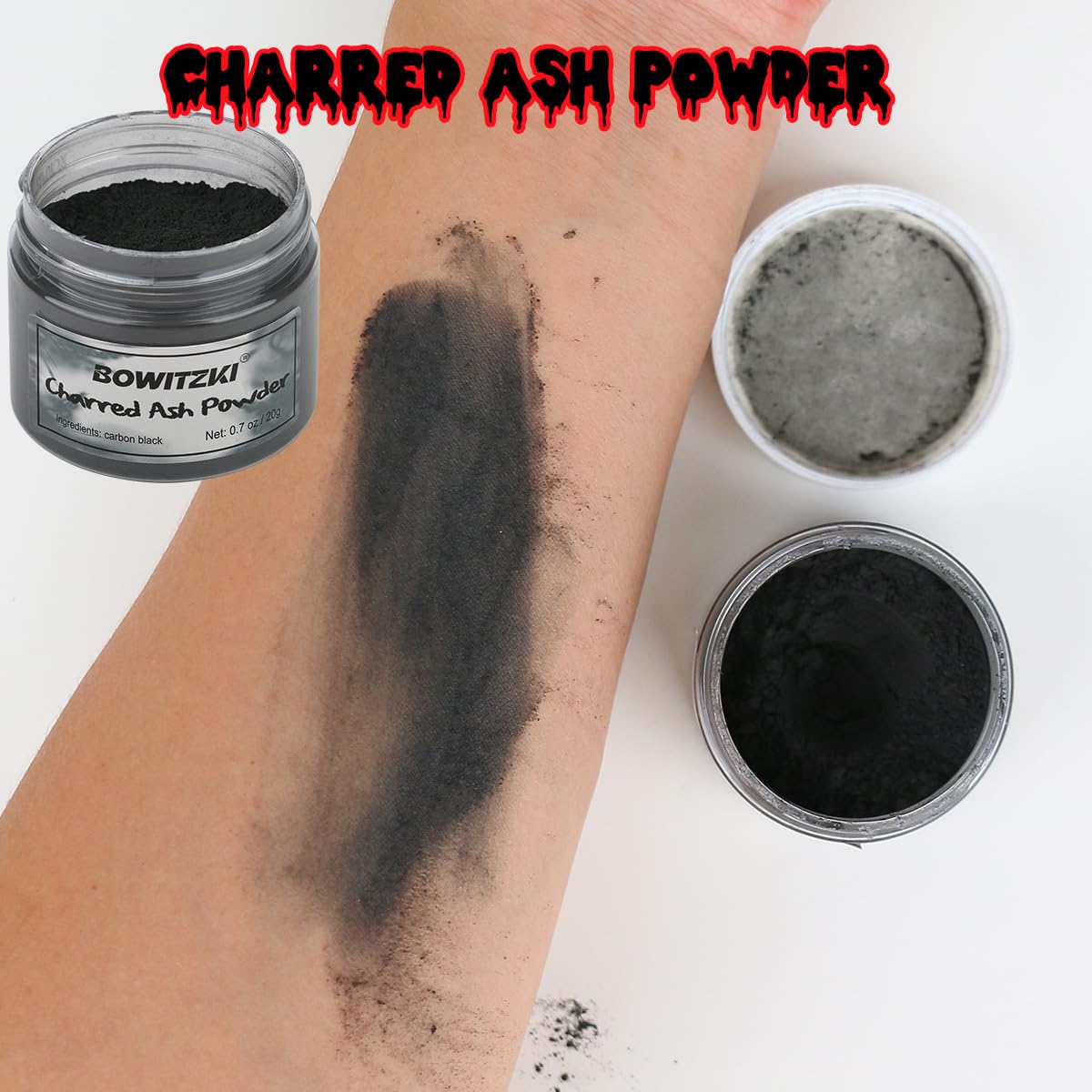 SFX Makeup Halloween Kit with Oil Face Paint Stage Blood Skin Wax Charred Ash Powder