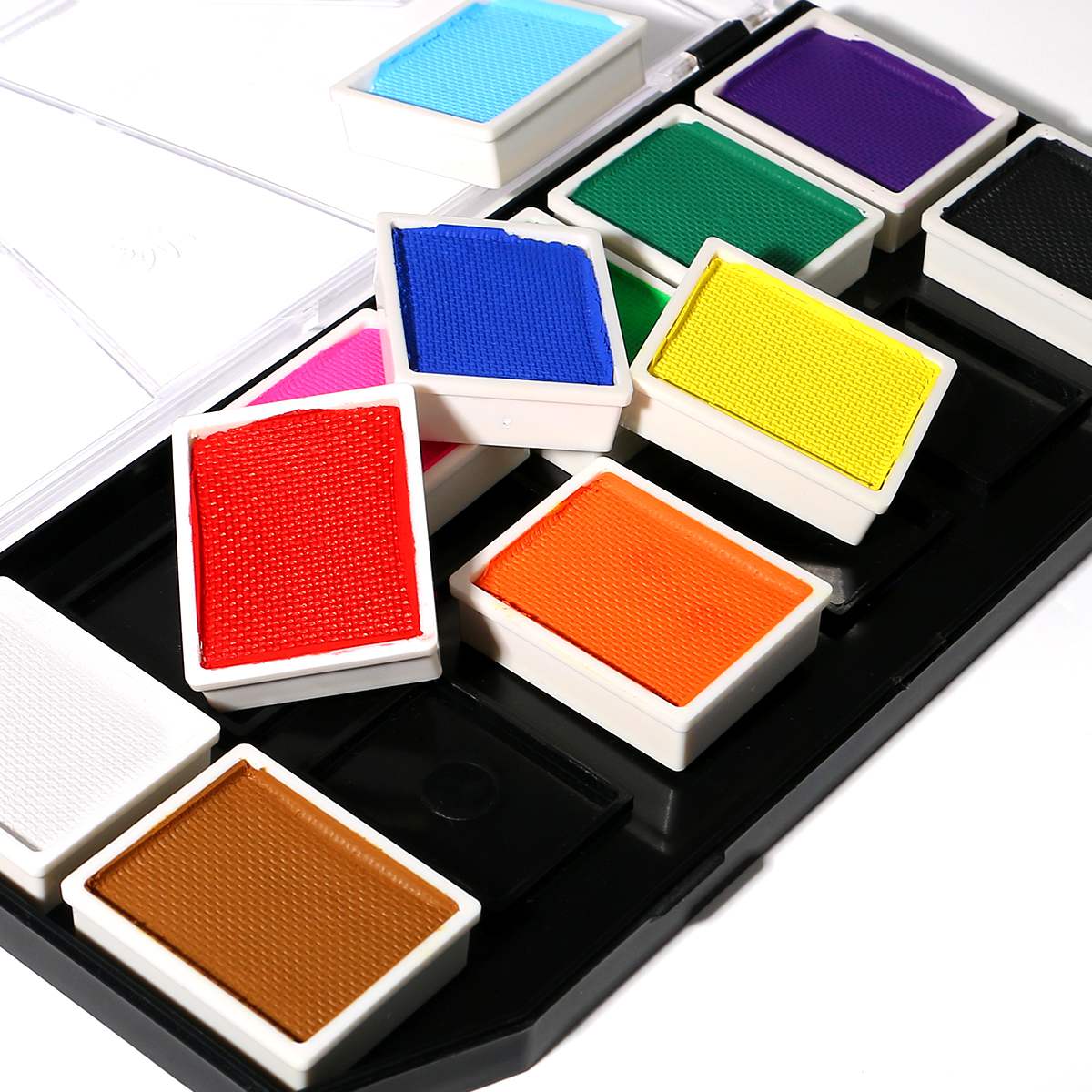 Professionelle Gesichtsfarbe, klassische Palette
