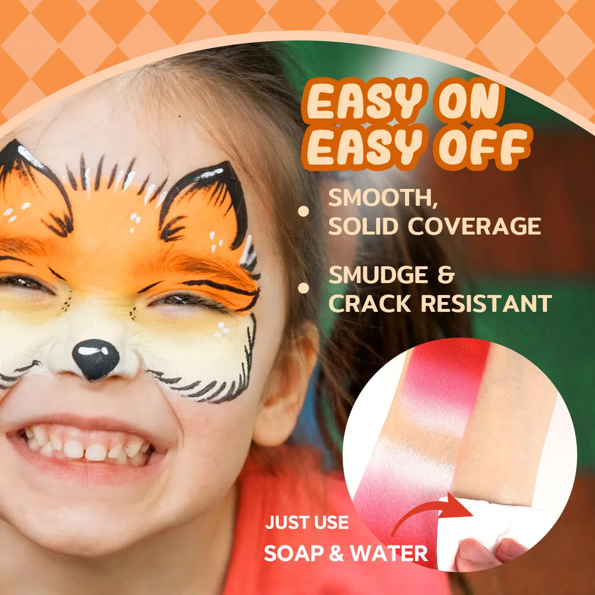 30g One Stroke Split Cake Face Paint - Bloodberry