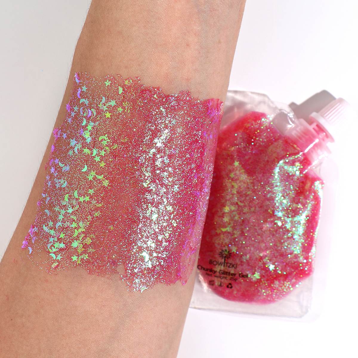 Gel de purpurina gruesa - Melocotón