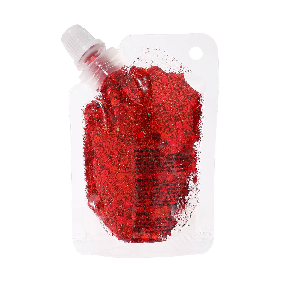 Chunky Glitter Gel - Red