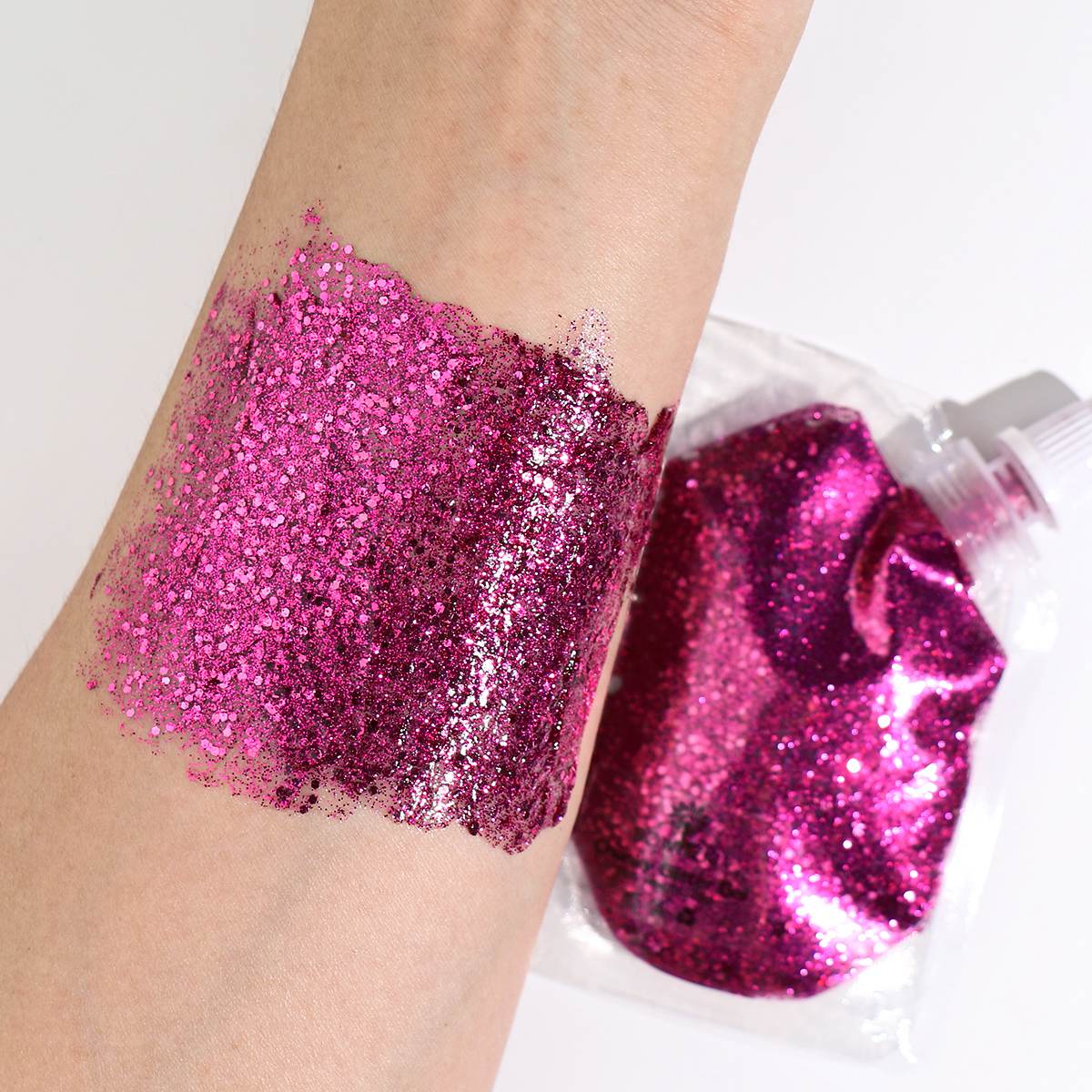 Chunky Glitter Gel - Rose