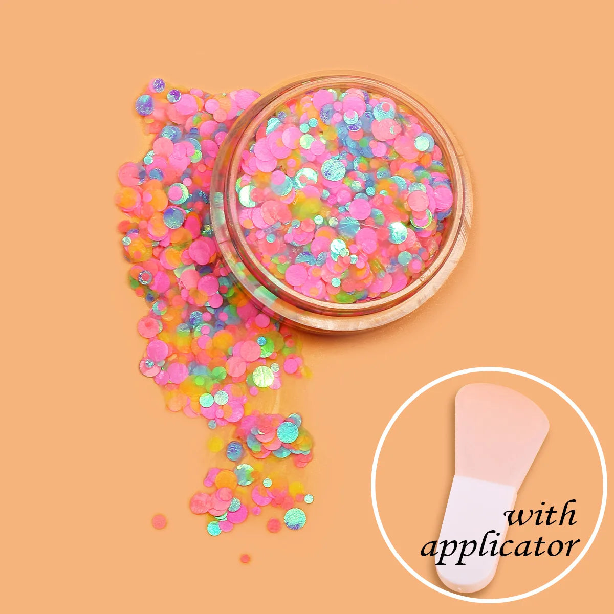 G07 - Einzelner Glitter Creme_Gelb