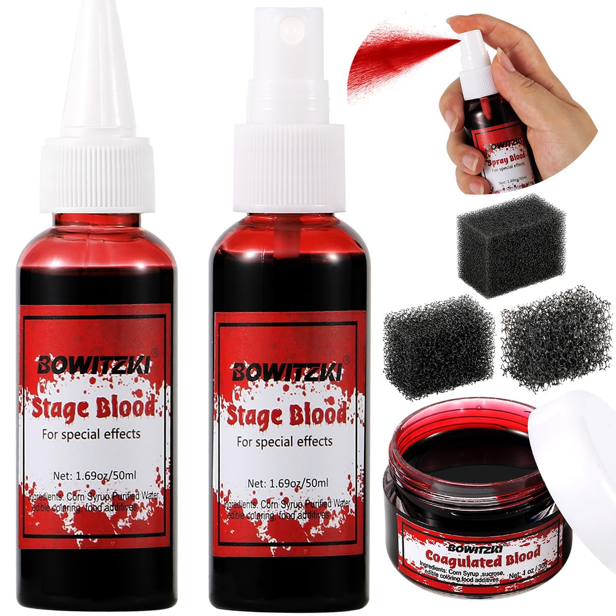 Bowitzki 6PCS Fake Blood Set