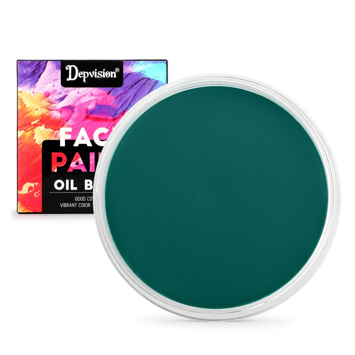 Waterproof Oil Based Face Paint - Christmas Green