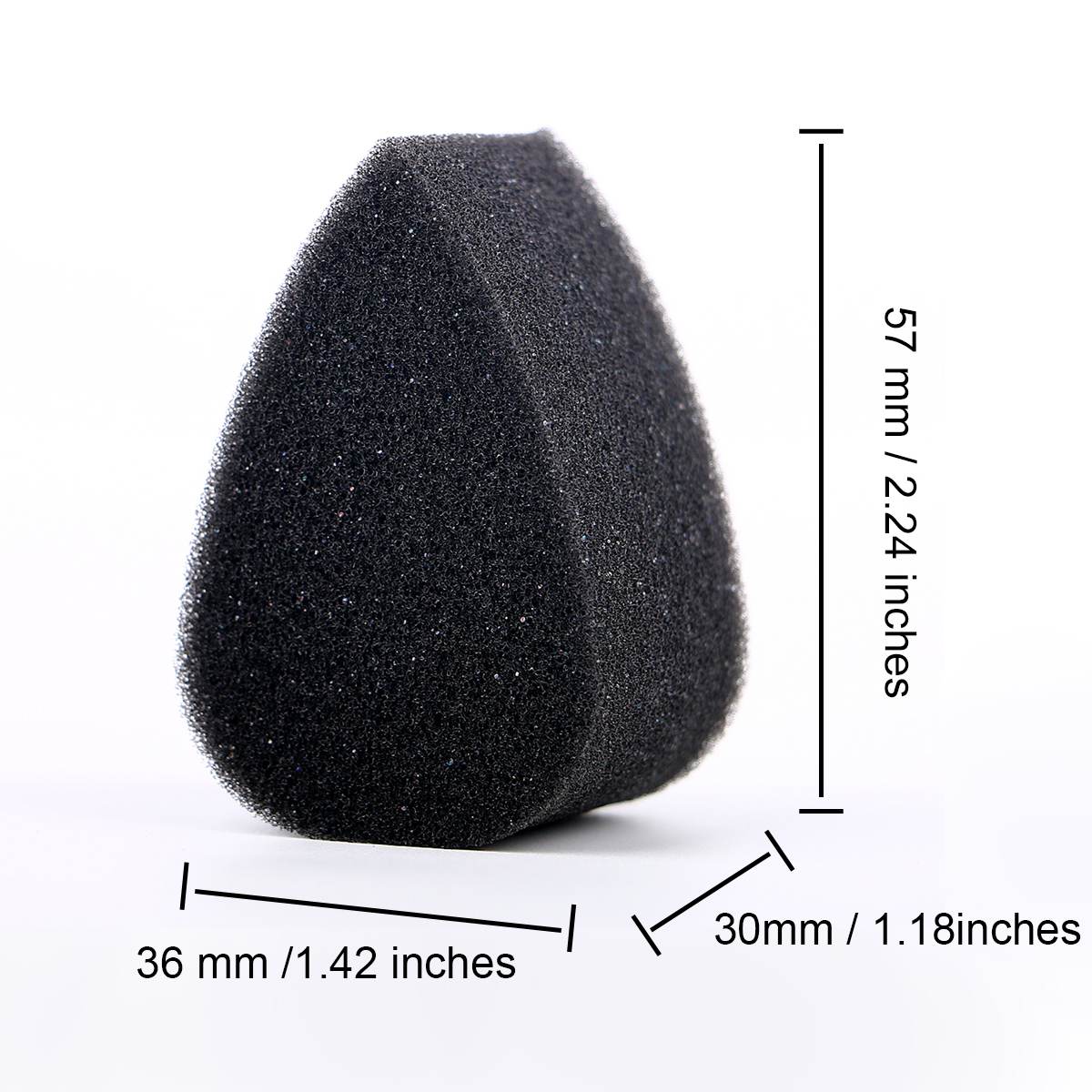 3 pcs/ 6pcs Face Paint Sponges Petals Black High for Art Work and Body Paint