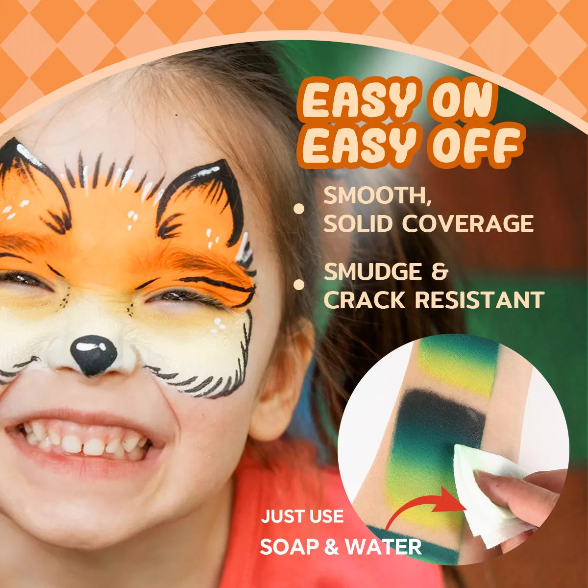 30g One Stroke Split Cake Face Paint - Snake