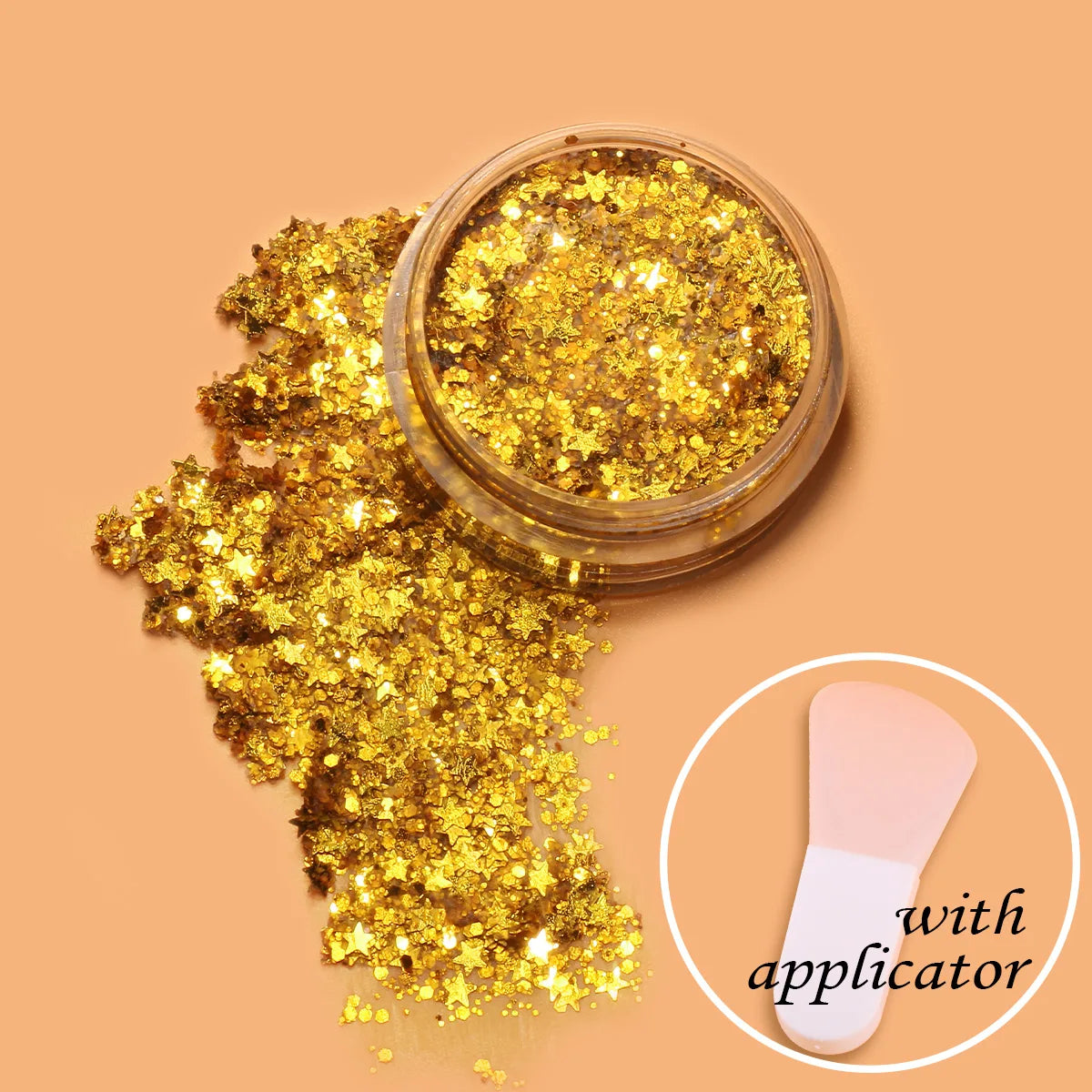 Sunny Crown – Gold Glitter Cream