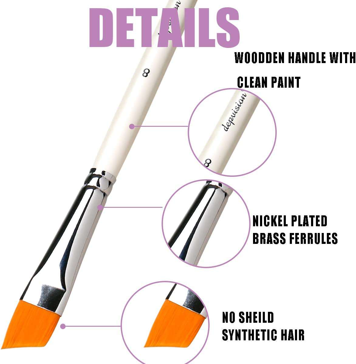 Face Paint Brushes Set - DEP