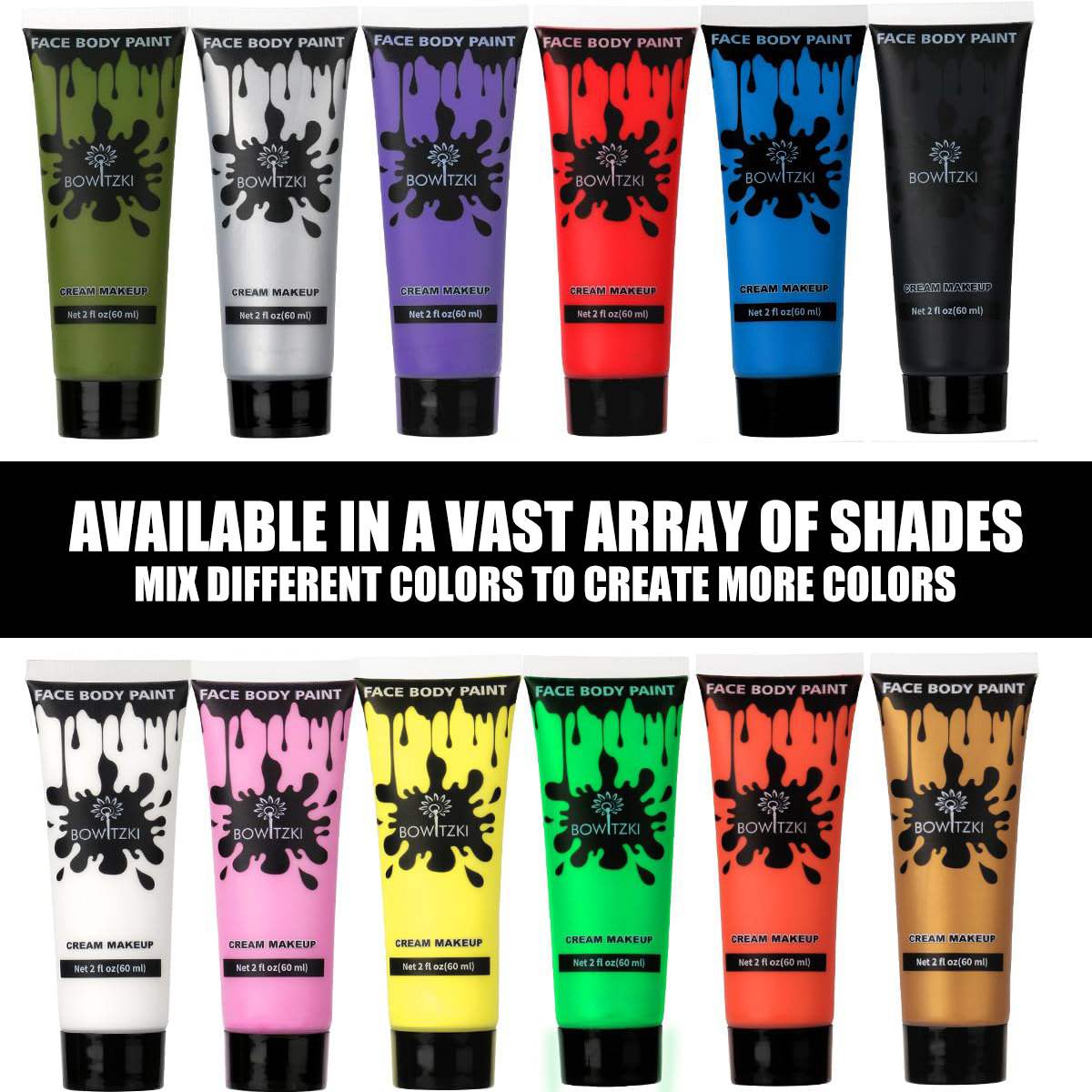Water Based Face and Body Paint Cream