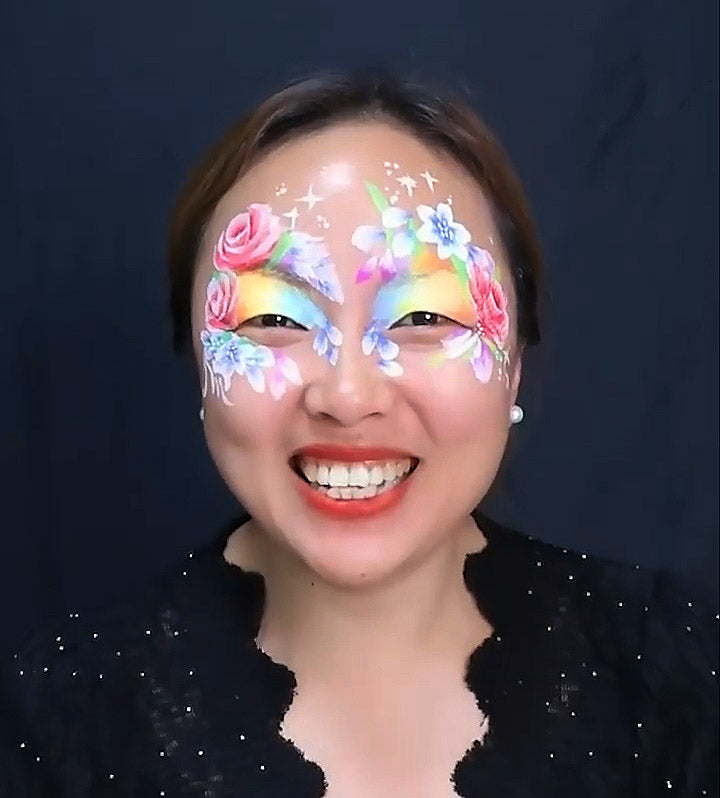 Professional One Stroke Face Paint Candy Palette