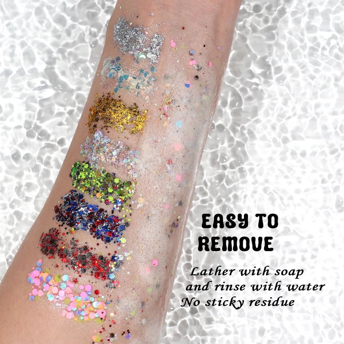 G01 – Einzelner Glitzer Creme_Hellrosa