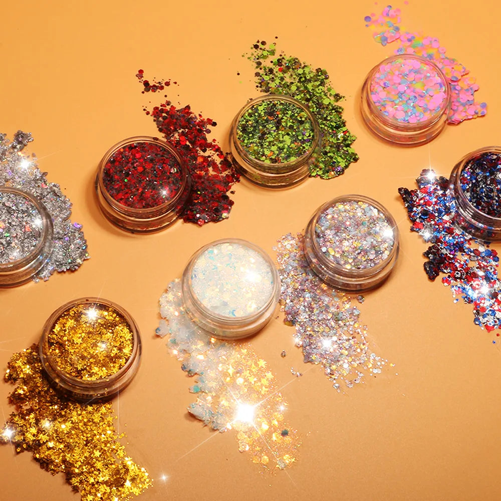 G01 - Crema con purpurina única_Rosa claro