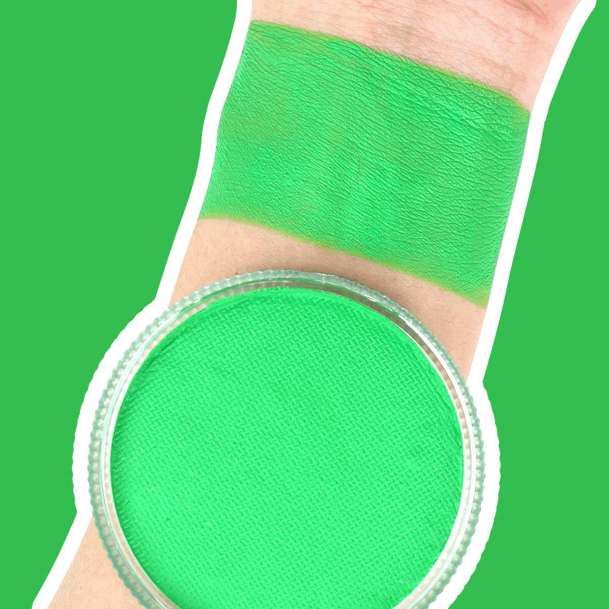 30g Professional Face Body Paint Cake - light green