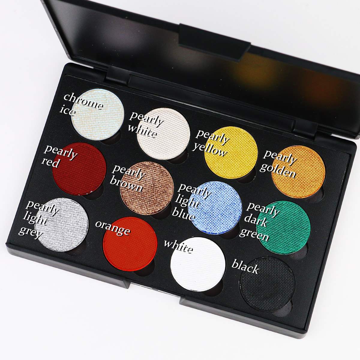 12 Colors Face Paint Retro Eyeliner Magic Palette-crystal
