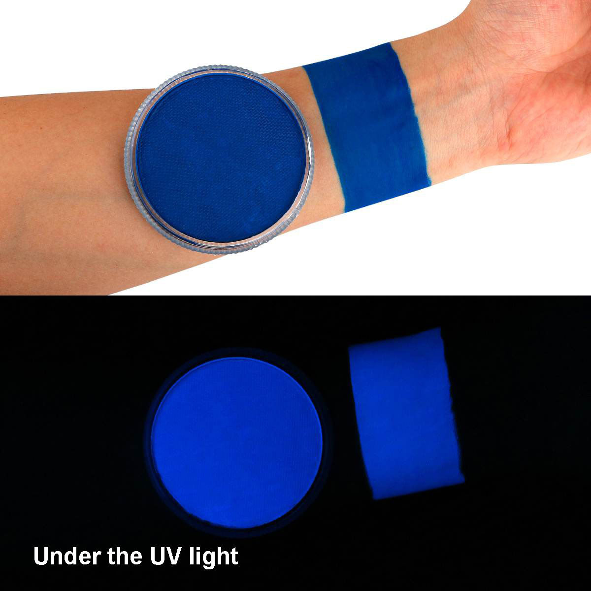 30g FX Face Body Paint Cake - Neon Blue