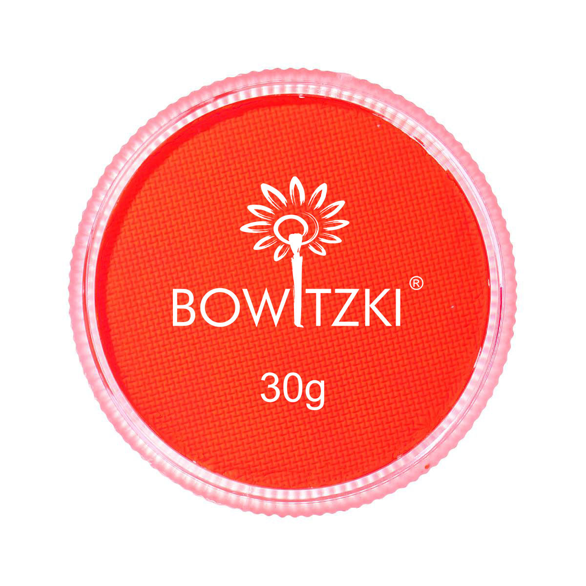 30g FX Face Body Paint Cake - Neon Orange Red