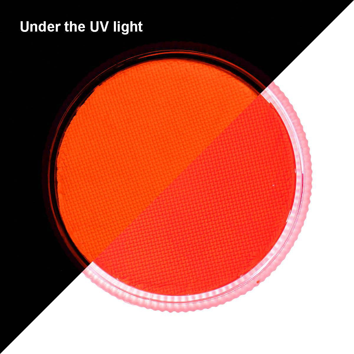 30g FX Face Body Paint Cake - Neon Orange Red