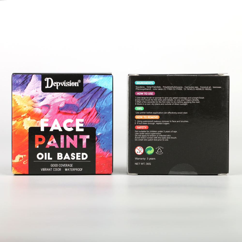 Waterproof Oil Based Face Paint - Bright Green
