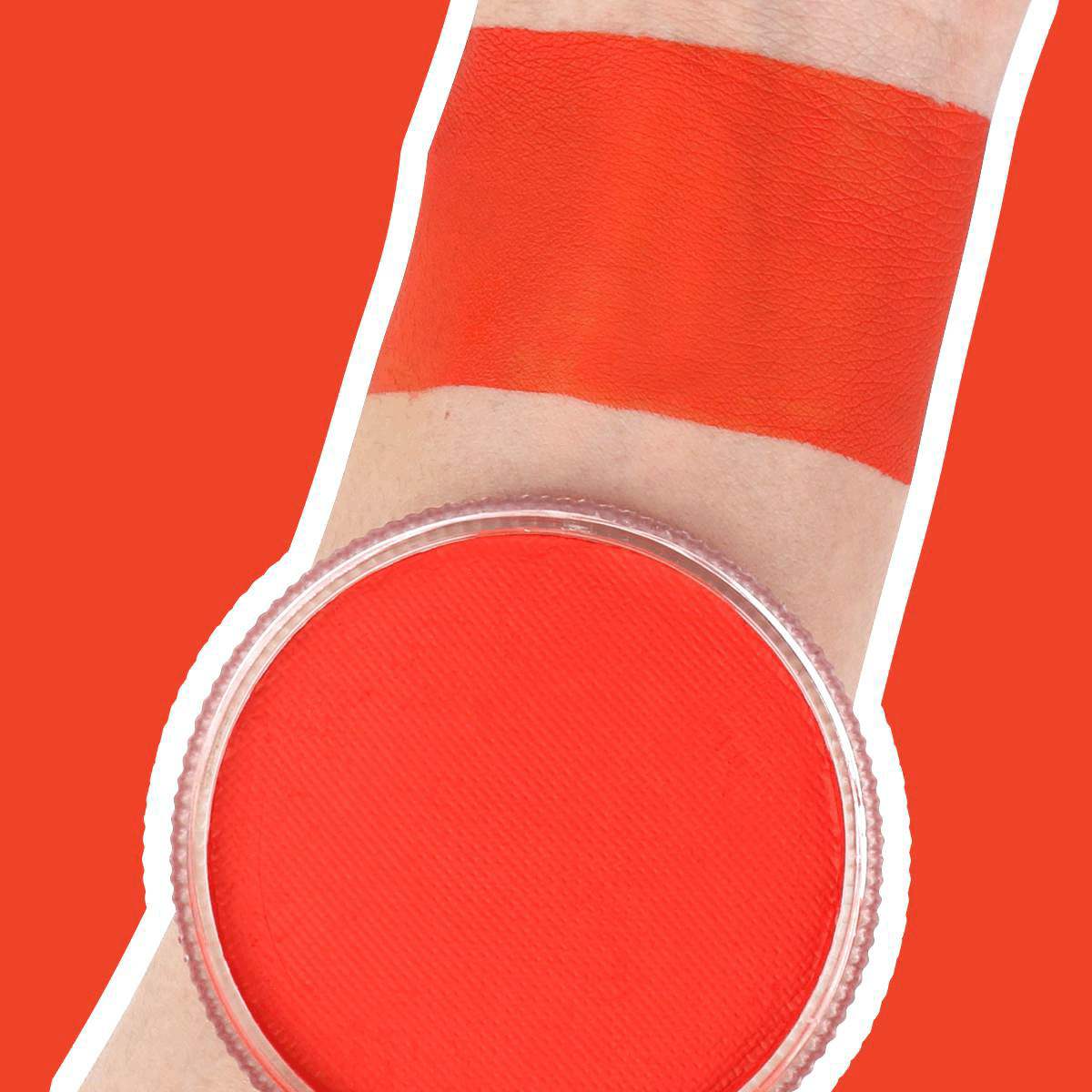 30g Professional Face Body Paint Cake - orange