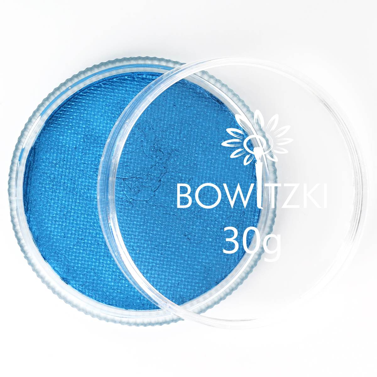 30g Professional Face Body Paint Cake - pearly blue