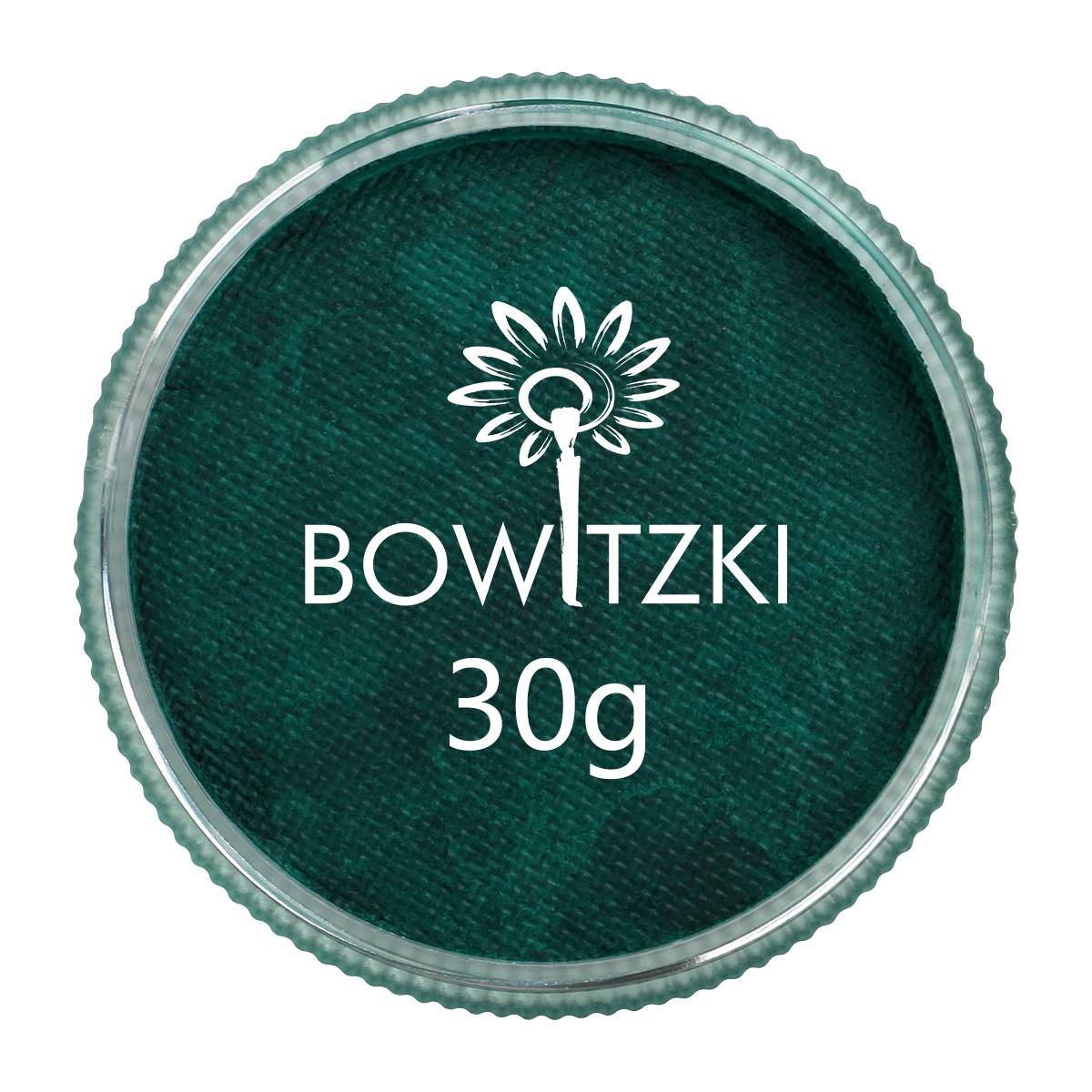 Pastel de pintura facial y corporal profesional de 30 g - verde oscuro nacarado