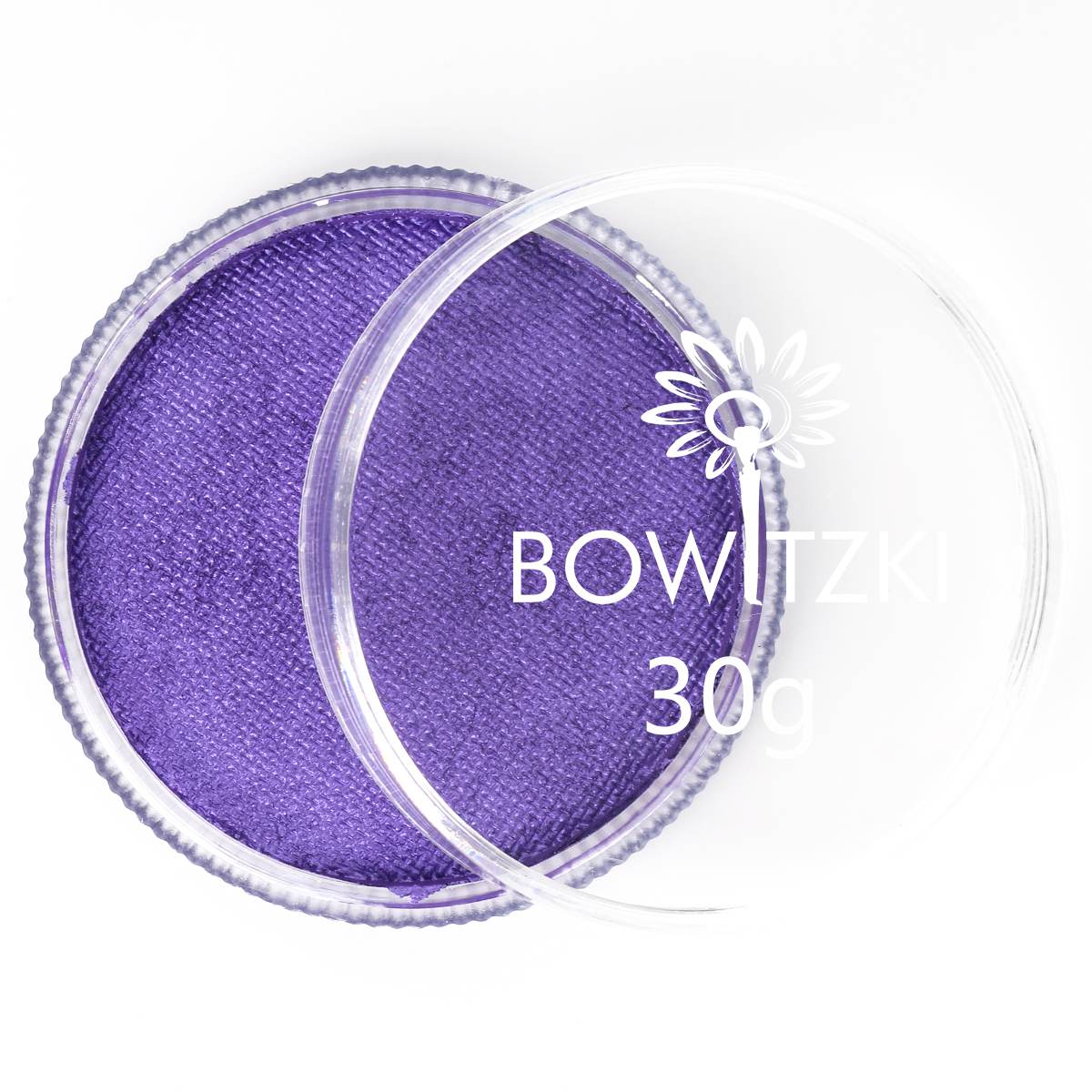 Pastel de pintura facial y corporal profesional de 30 g - morado nacarado