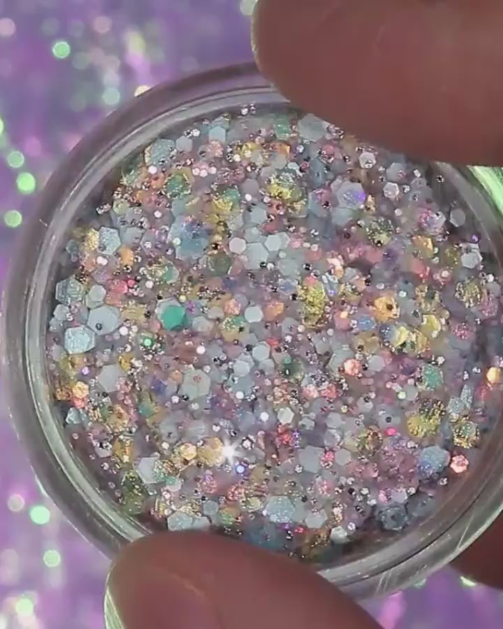 Mermaid Garden – UV Pastel Glitter Cream