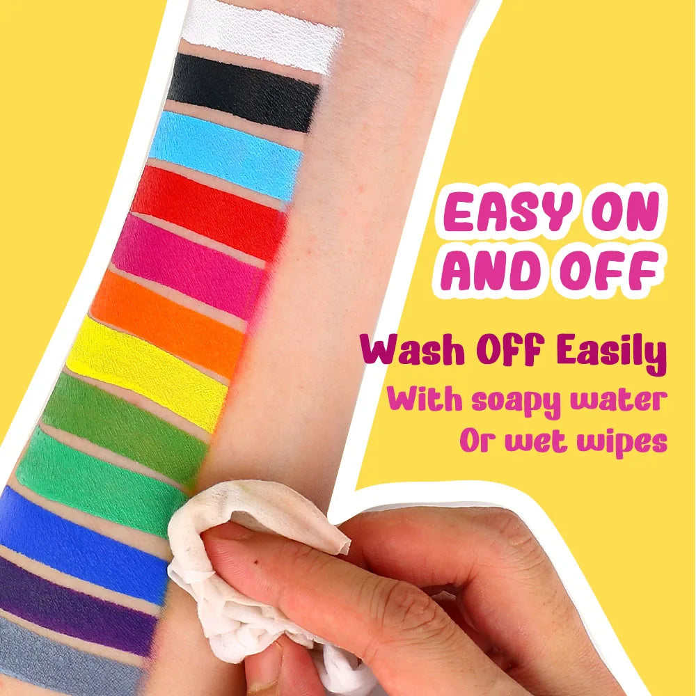 30g Professional Face Body Paint Cake Matte Bundles