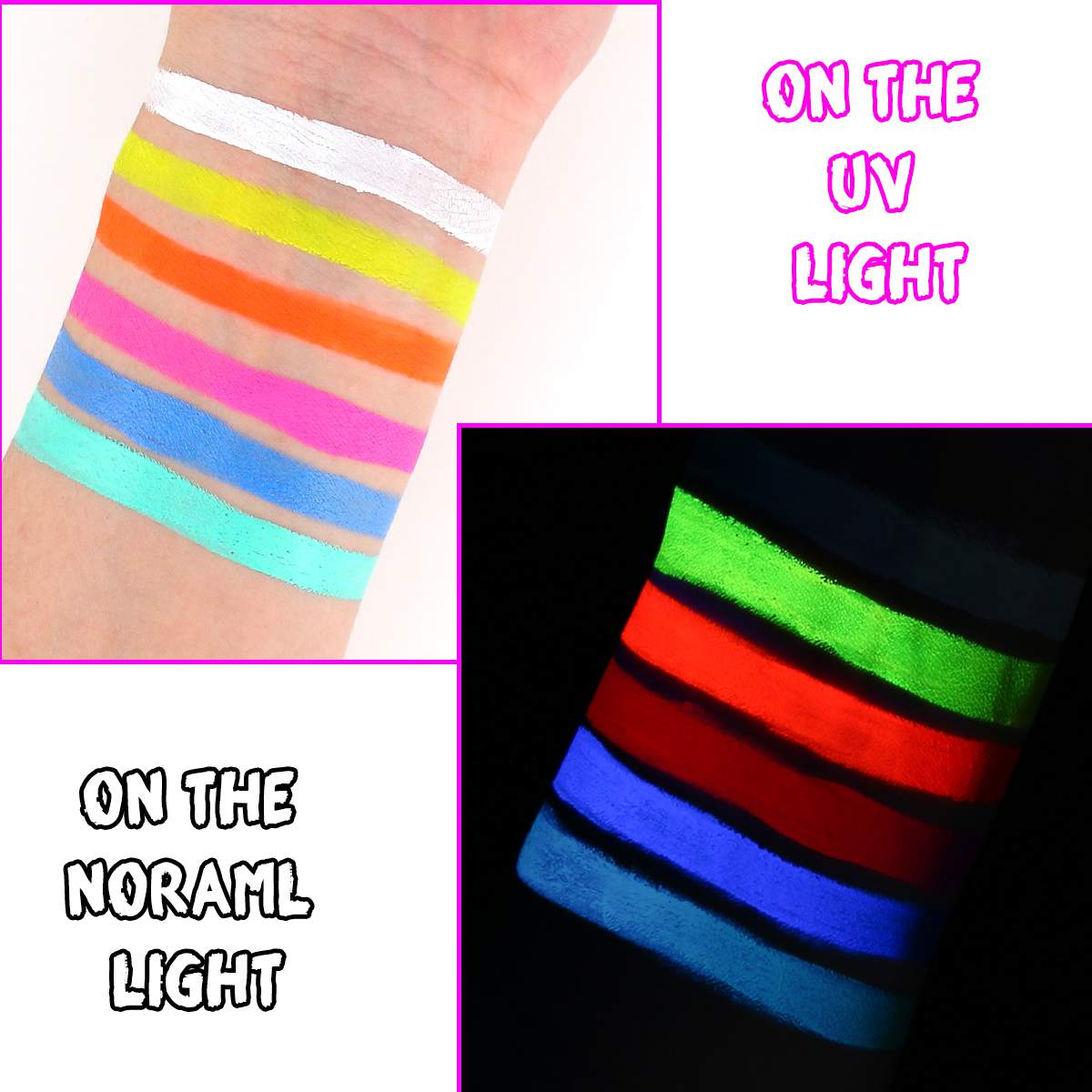 50g Split Cake Face Paint - Sunsea