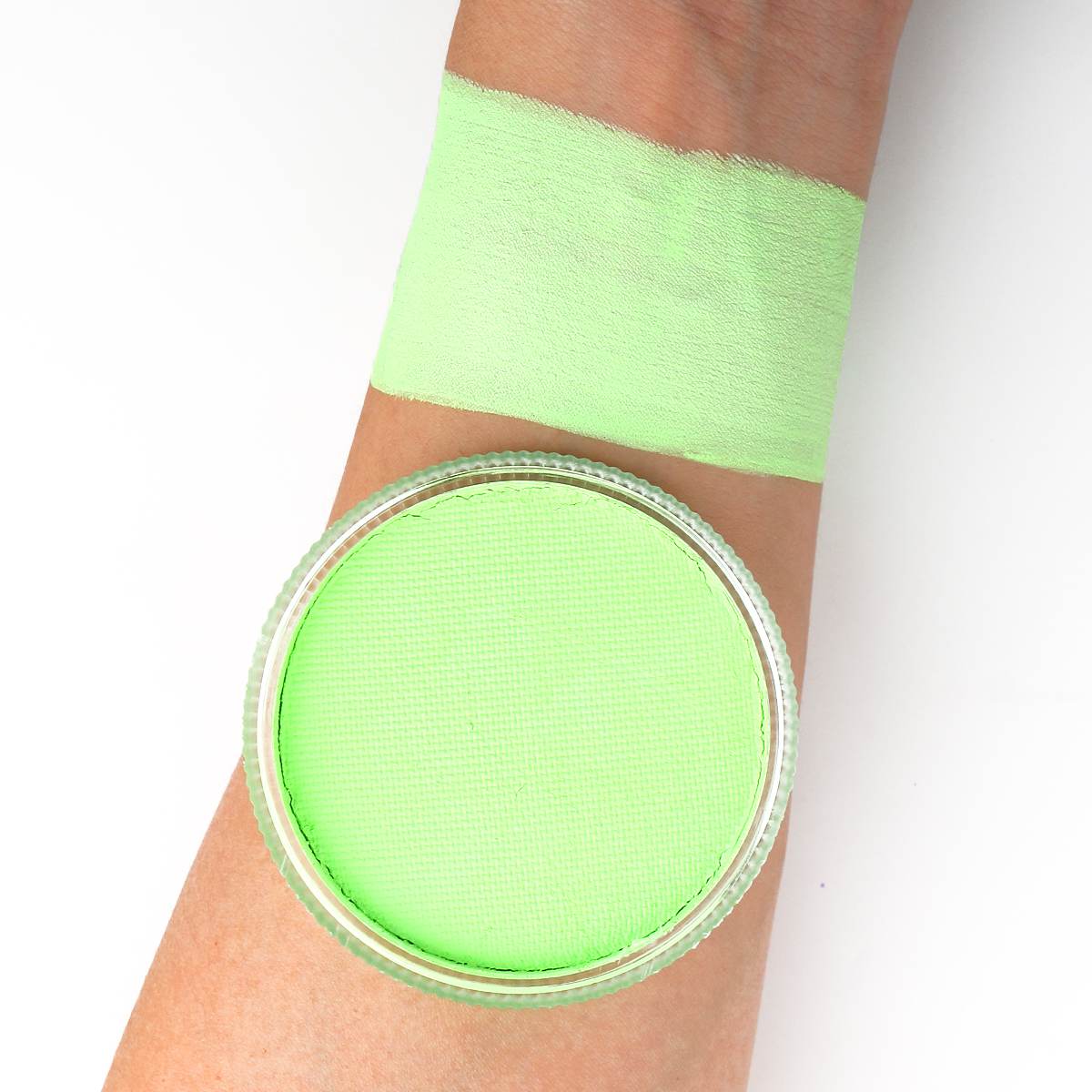 30g Professional Face Body Paint Cake - uv pastel green