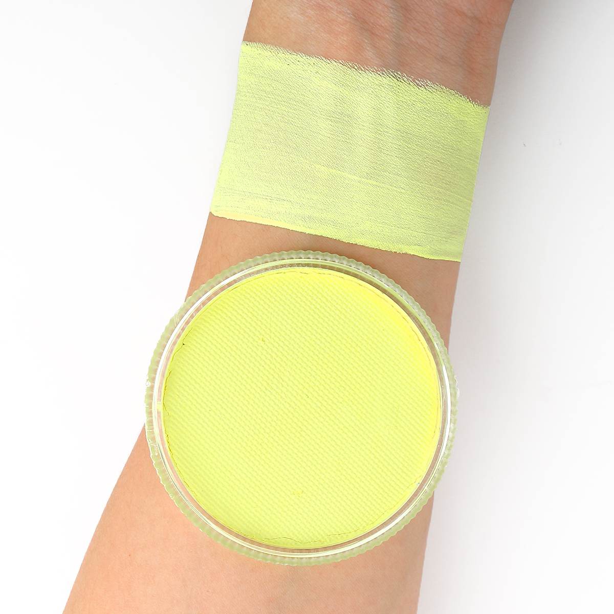 30g Professional Face Body Paint Cake - uv pastel yellow