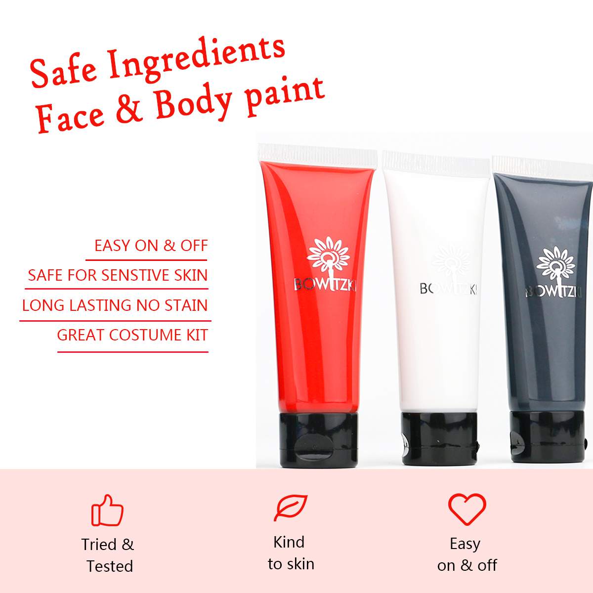 Halloween Water Based Cream Liquid Face Paint