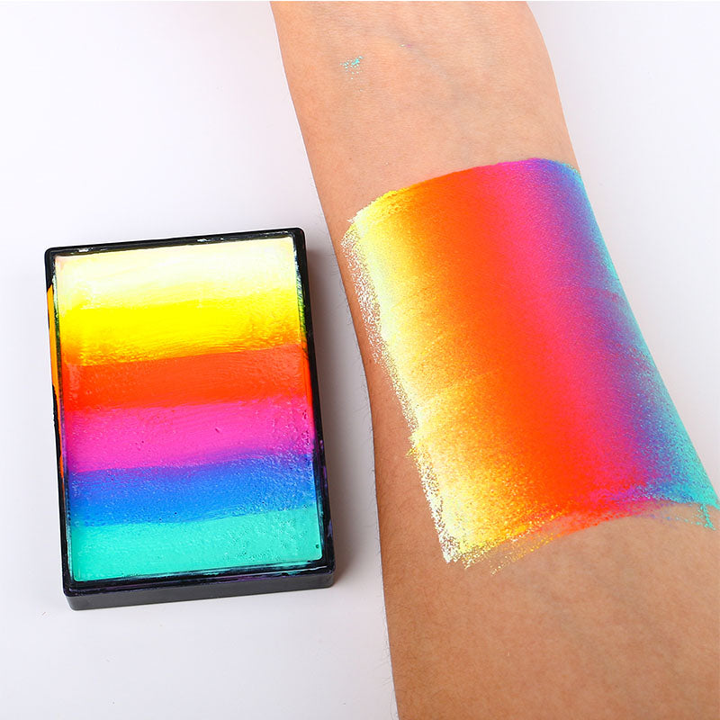 2pcs/ 6pcs Face Paint Sponges Body Painting Half Moon Black