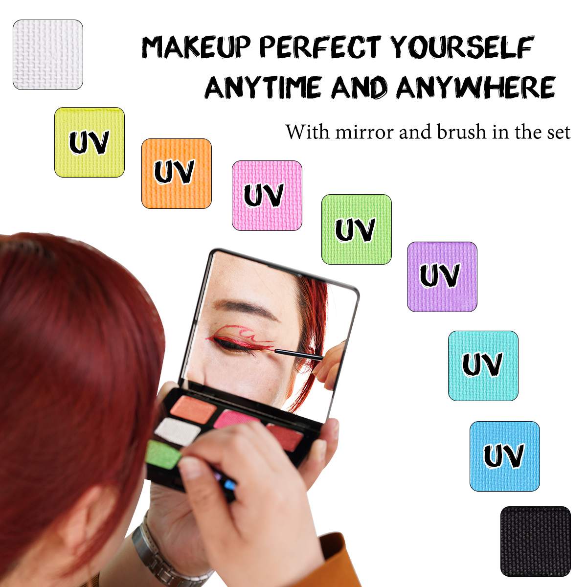 9 Colors Water Activated Eyeliner palette