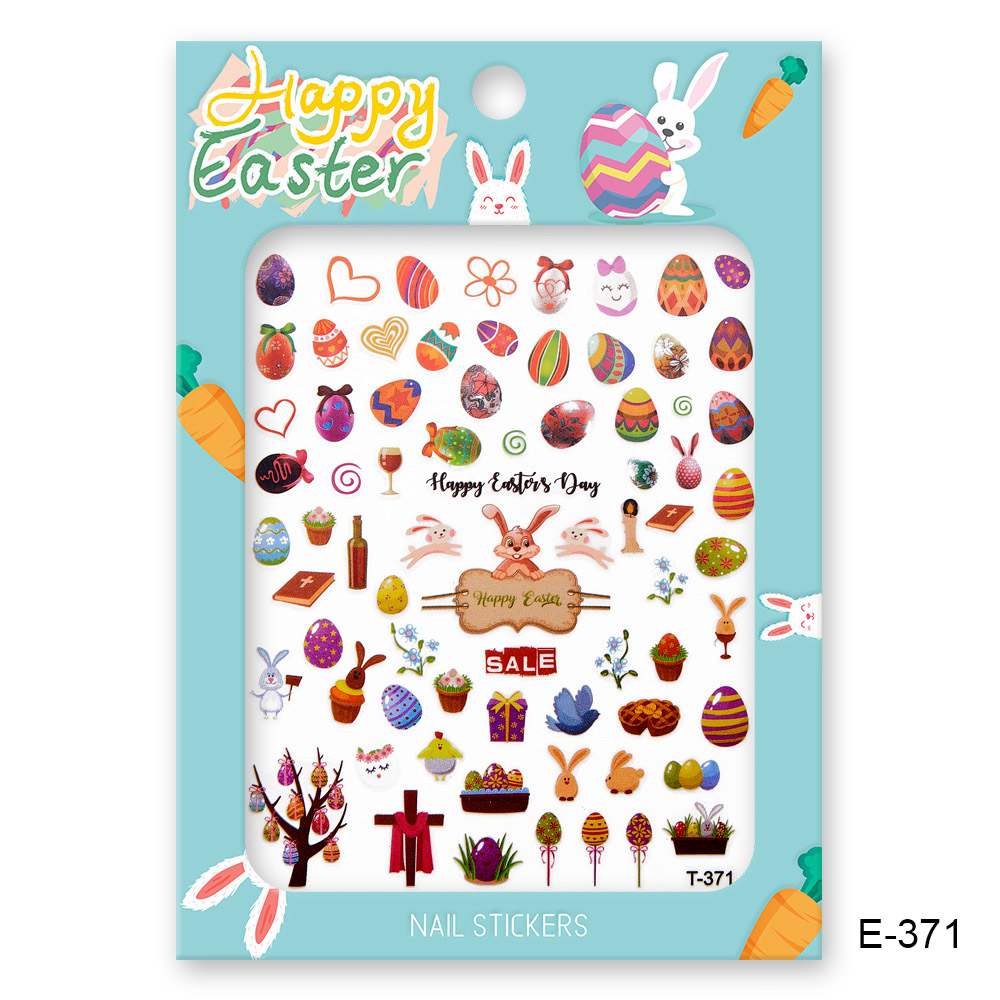 Ostern-Nagelsticker