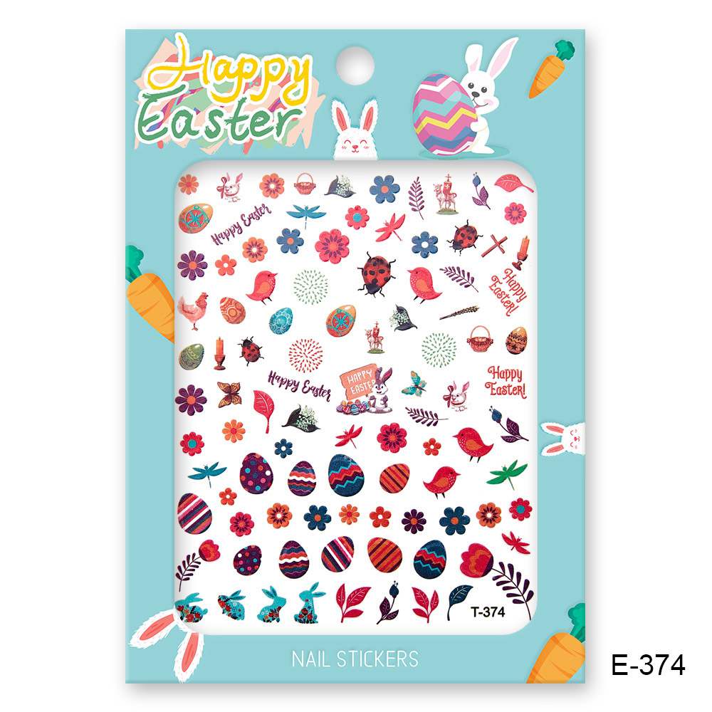 Ostern-Nagelsticker