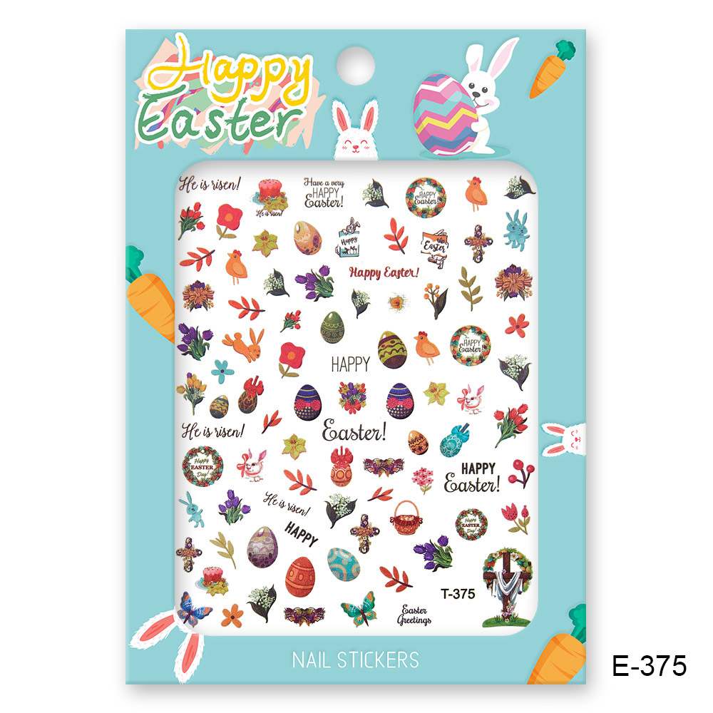 Ostern-Nagelsticker