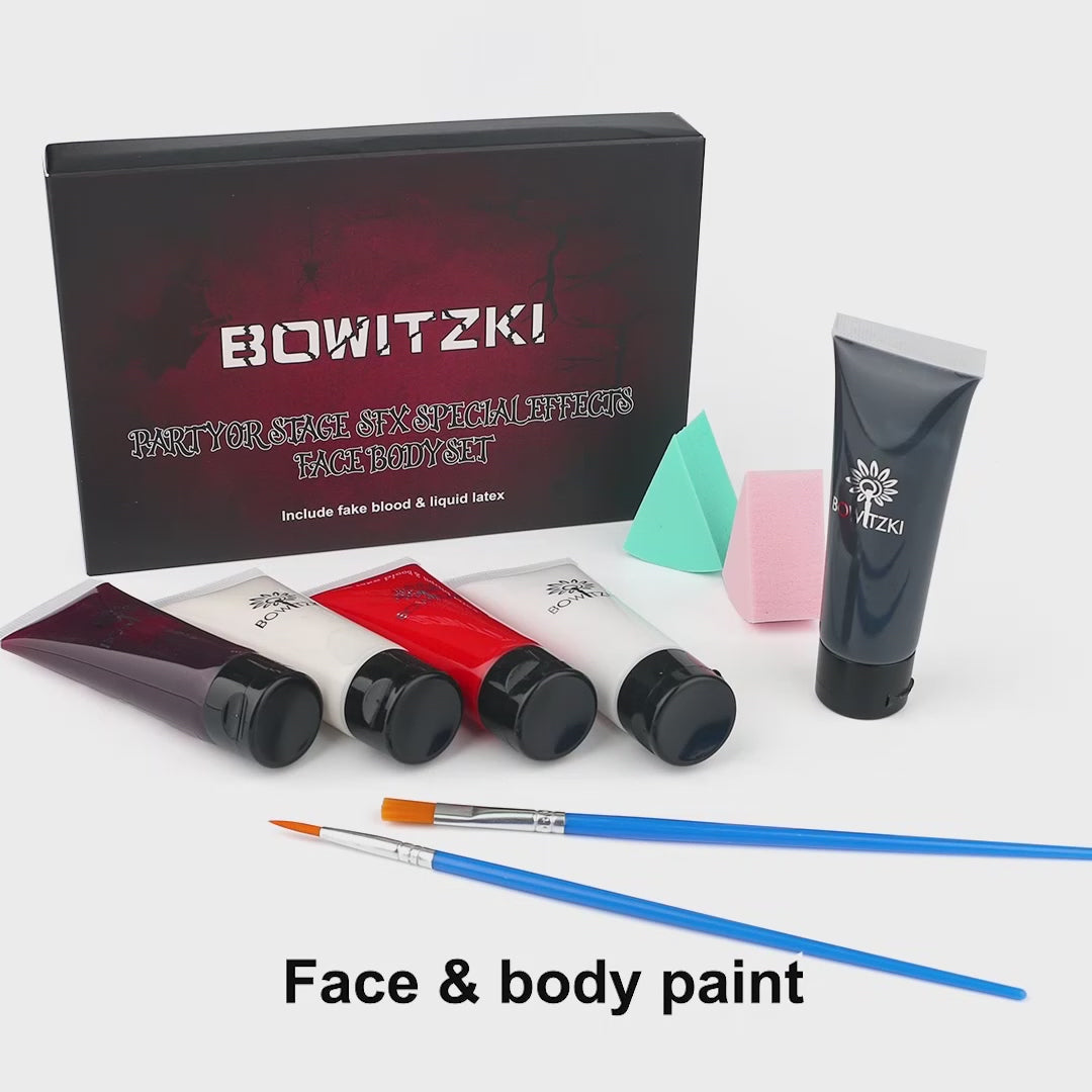 Halloween Water Based Cream Liquid Face Paint