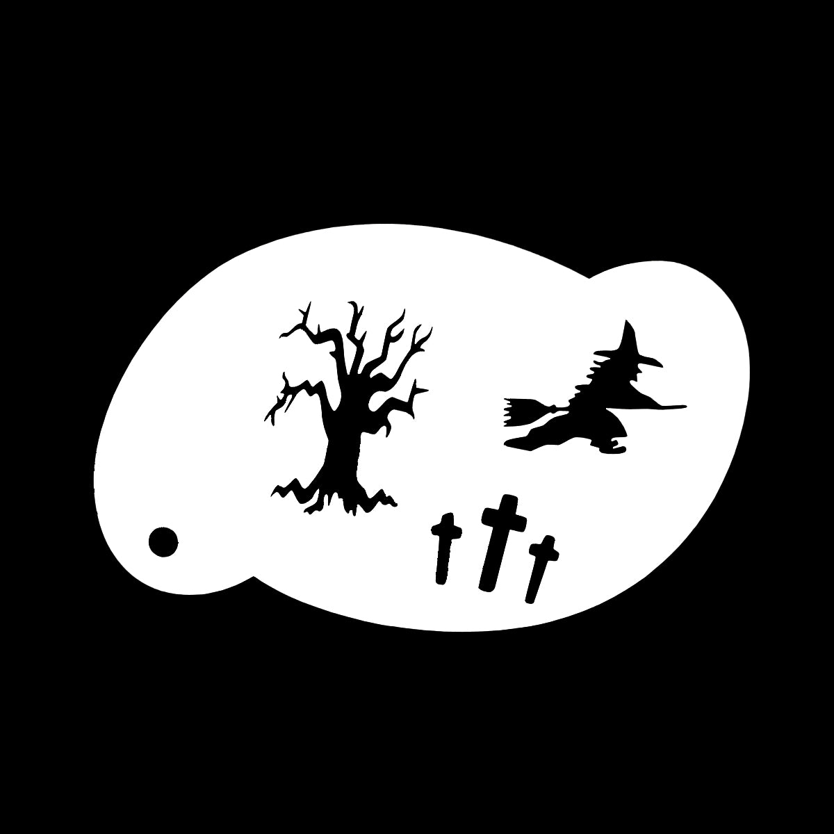 Reusable Face Paint Stencil- Halloween