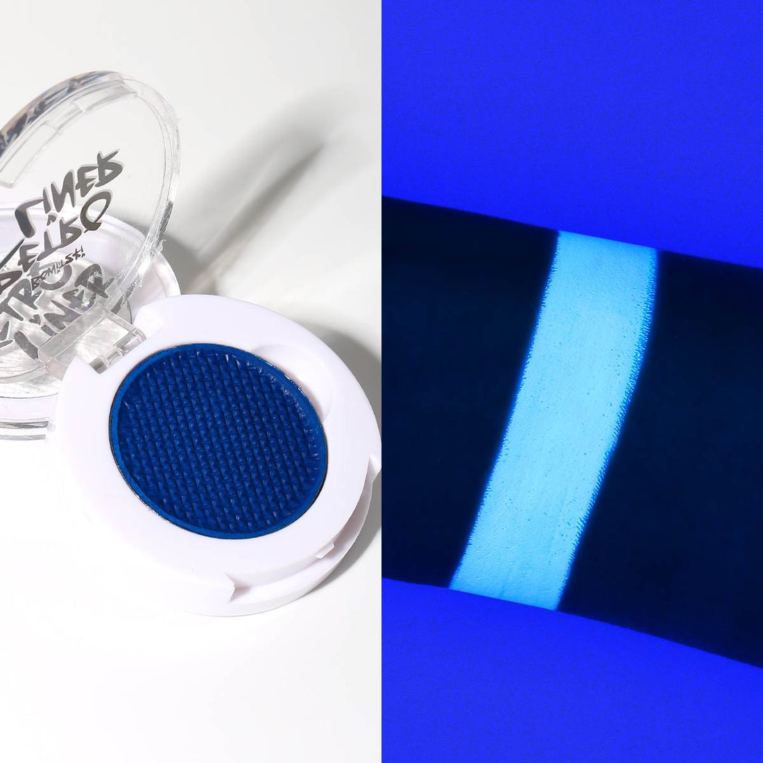 UV Blue - Single Retro Liner - Neon Colors