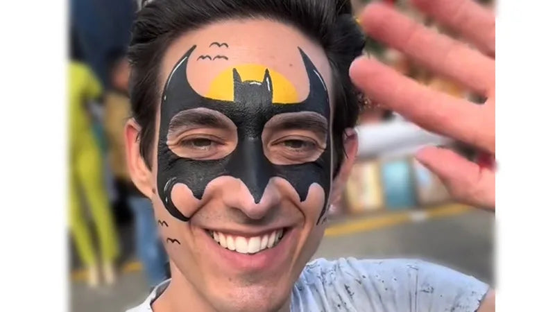 How to Paint a Batman Mask: Easy Face Painting Tutorial for Kids