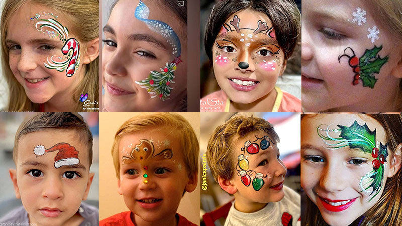 Christmas Face Paint for kids